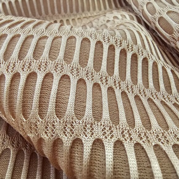 Cap Sleeve Short Fit & Flare Sleeve Mini Dress with Bow S-M, Gold Beige - Picture 7 of 11